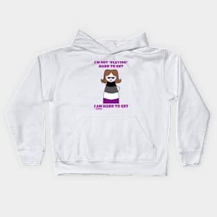 Queer-Coded Comic: Hard to Get (Asexual) Kids Hoodie